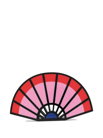 Charlotte Olympia - I Am A Fan clutch bag - women - Other Materials - One Size - Red