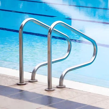 公司貨 快速出貨 泳池扶手扶梯304不銹鋼免預埋下水扶手游泳池加厚防滑踏板扶梯LL0660
