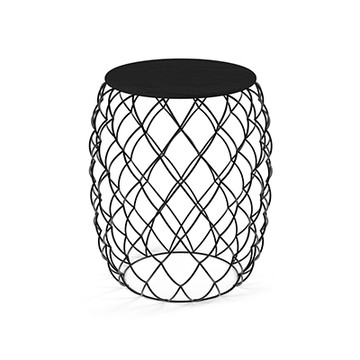 Piña 菠蘿邊桌（黑）