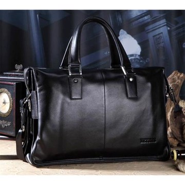歐美時尚真皮手提包男橫款公文包大容量商務出差旅行包休閑電腦包