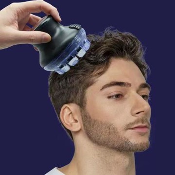 【台灣公司 可開發票】全自助理發器家用男士電動UFO飛碟理發光頭剃平頭寸頭家用自助