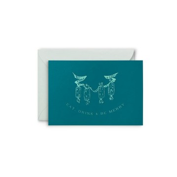 Eat, drink & be merry 聖誕小卡