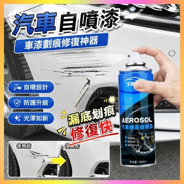 ⭐台灣出貨⭐ 汽車自噴漆車漆劃痕修復神器白色銀色車補漆黑色車輛防銹自動噴漆