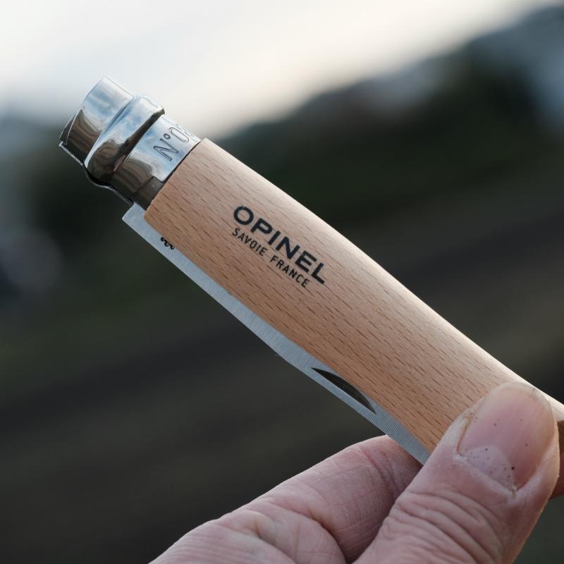 オピネル（opinel) ステンレス　no7　革紐付き