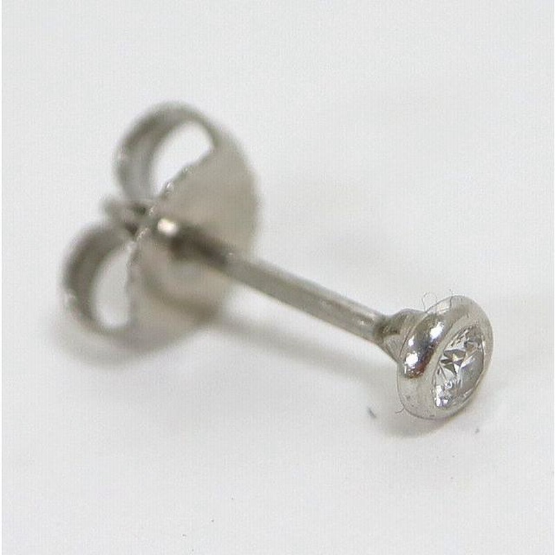 TIFFANY&Co.】ティファニー バイザヤード ピアス 片耳のみ Pt950 ダイヤ:約0.07ct  0.6g【中古】【代金引換不可】/kt07047ar | LINEショッピング