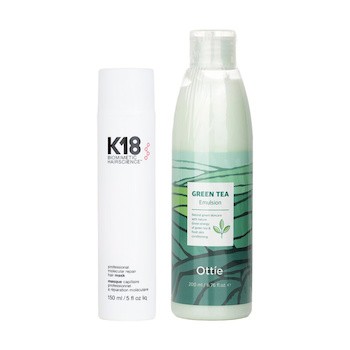 K18 K18 Professional Molecular Repair Hair Mask X Green Tea Emulsion(Exp Date:26/1/2026) 2pcs-組合