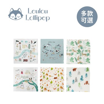 Loulou Lollipop 加拿大 主題款竹纖維透氣嬰兒包巾/蓋毯 120x120cm - 多款可選