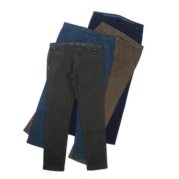 秋冬男士修身潮流休閑長褲M家剪標牛貨商務純棉 小直筒褲純色高端