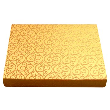 Embrace 英柏絲 和室木椅坐墊 高密度聚酯纖維 緹花布 台灣製  54 x 56 x 5cm  金富滿堂 金色