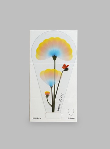 Petalnote 花箋貼— 罌粟 (花瓣便利貼/書籤)