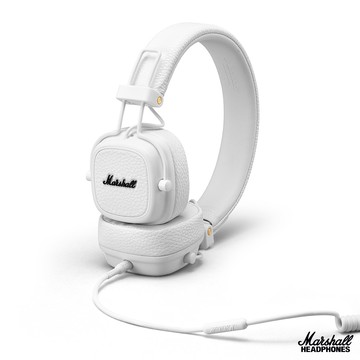 英國Marshall Major III 耳罩式耳機(奶油白)