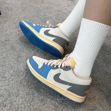 NIKE AIR JORDAN 1 LOW SE TOKYO VINTAGE 北卡藍奶油底 DZ5376-469