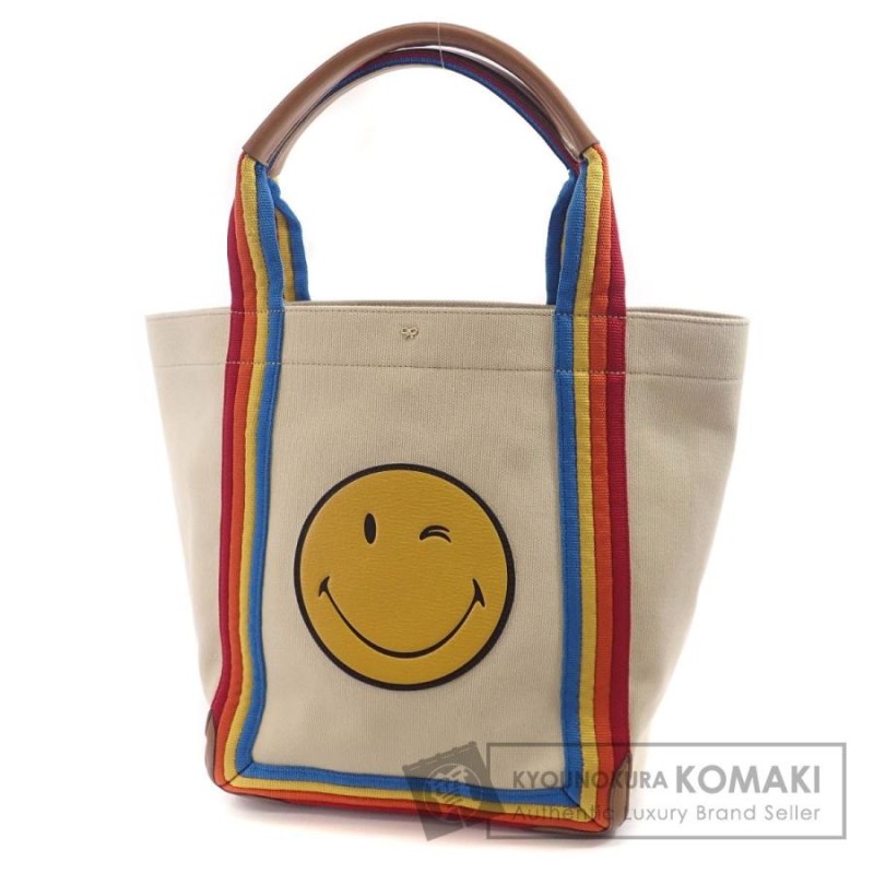 特価ブランド HINDMARCH 【極美品】ANYA トートバッグ キャンバス