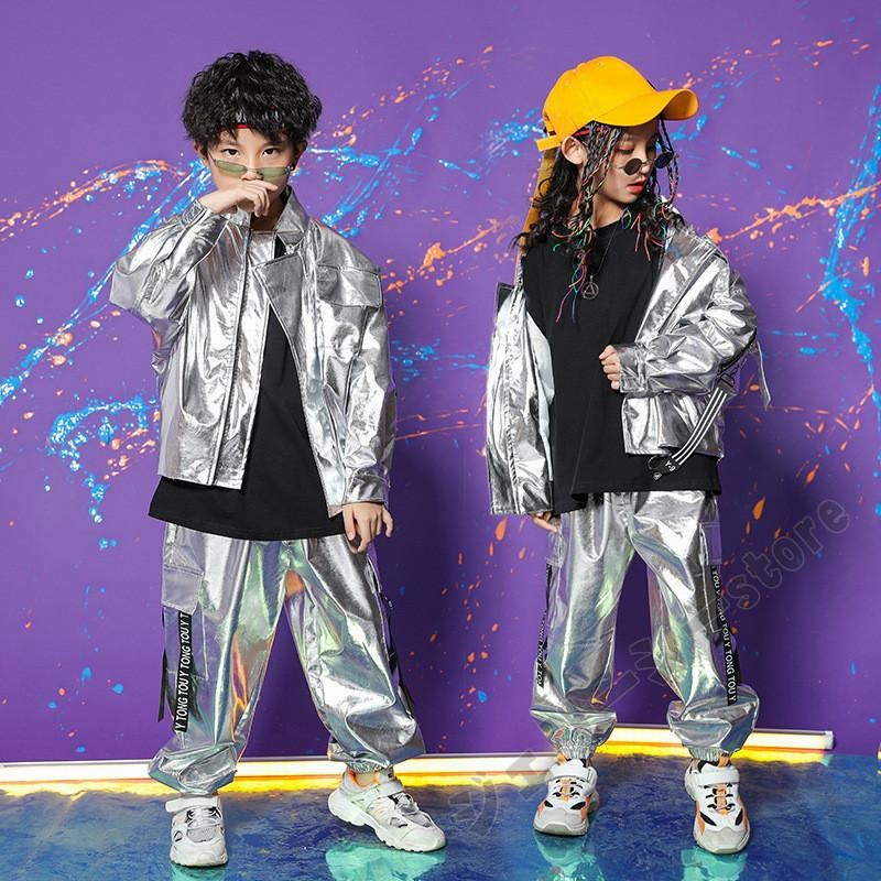 楽天市場】スピルホープ キッズ ダンス衣装 夏 シルバー
