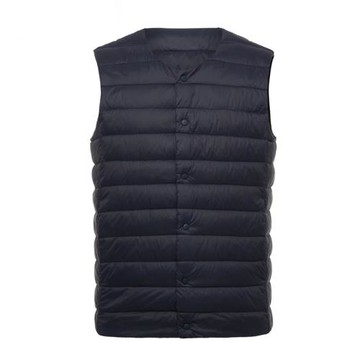 雅鹿輕薄羽絨馬甲男2025年秋冬短款輕便保暖背心男士百搭內穿馬夾
