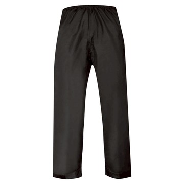 機車防水雨褲 口袋型 黑色的 XL