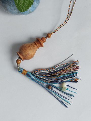 【寶瓶安吊飾】台灣檜木/居家/車內/木質紓壓/保平安