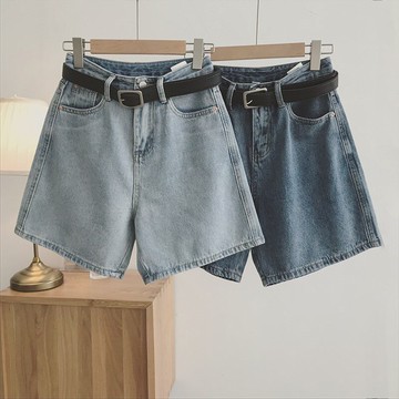 外貿大牌女裝尾單清倉原單撤柜尾貨顯瘦寬松A字五分闊腿熱褲ins潮