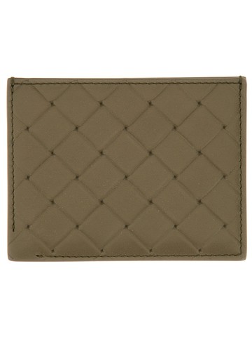 bottega veneta card holder "woven stamp"