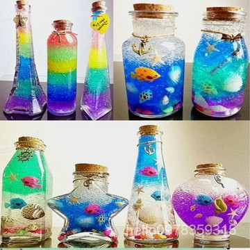 💗台灣熱銷💗DIY手工星空瓶彩虹海洋瓶許願瓶全套材料包學生日禮物木塞漂流瓶 TIZA