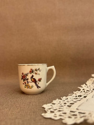 40058 法國古董手繪瓷杯