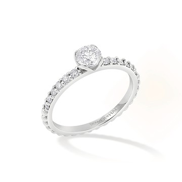 14k Lily Narrative Ring with 0.50ct Diamond