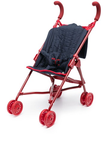 Konges Sløjd - Total Eclipse quilted doll stroller - kids - Organic Cotton - One Size - Blue