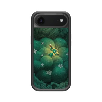 iPhone Air Mod NX -邊框背蓋組合 (相機按鈕) 黑 - 怪奇事物所 Incrediville - 地上的樹比星星多