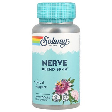 Solaray, Nerve Blend SP-14™，100 粒素食膠囊