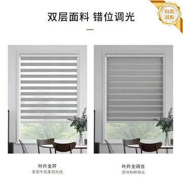 【日夜雙層】斑馬簾 柔紗簾 窗簾 捲簾 百葉簾 電動窗簾 手動窗簾 半遮光全遮光 隔熱防曬 辦公居家通用