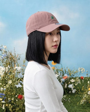 369Lab / 迷你笑臉小花刺繡 Dad Cap / 水洗軟頂復古棒球帽