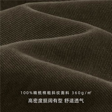 IDLT 廓形工裝夾克 重磅水洗復古全棉外套做舊寬松男女歐美潮簡約