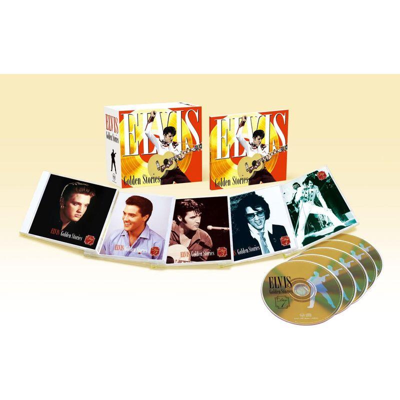 音楽 エルヴィス・プレスリー・ベスト・コンピレーション ELVIS GOLDEN STORIES CD5枚組 全128曲 (カバーケース)セット