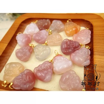 緋紅瑪瑙佛公 串珠 散珠 穿搭手鍊配件 文藝飾品配件 文玩小物J23