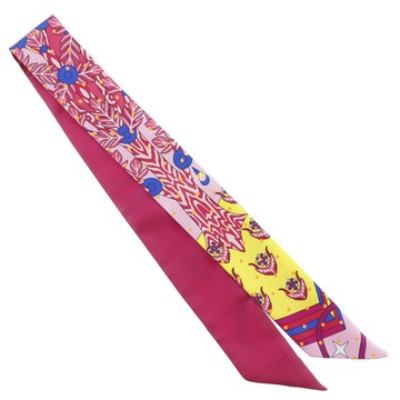 【日本直送】愛馬仕 HERMES Twilly 絲巾 Plume T 系列 絲綢 女仕 【二手】