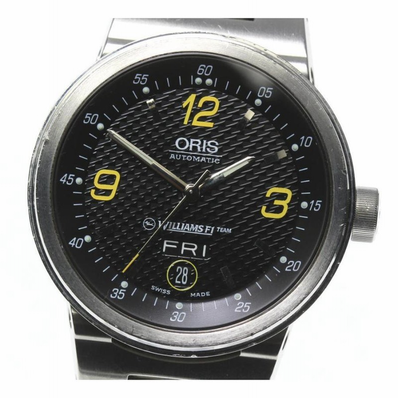 保付き【ORIS】オリス ウィリアムズ F1チーム デイデイト 7560 自動