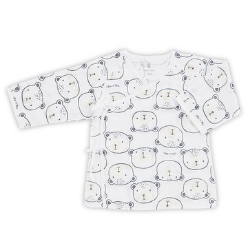 好奇小熊紗布肚衣2入組 (3-6個月)