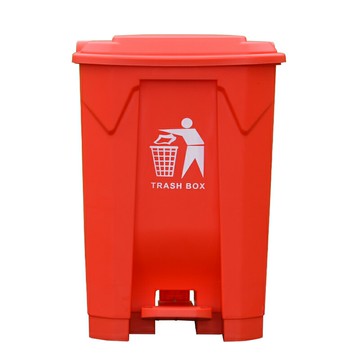 垃圾桶腳踏式戶外商用物業帶蓋帶含內桶廚房大號腳踩大容量庭院用[DD080109]