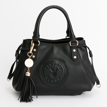 PLAYBOY - 手提包附長背帶 Minimalist系列 - 黑色/541-1002-09-6