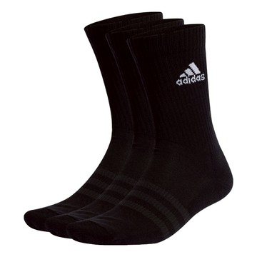 adidas Cushioned Crew Socks 3 Pairs 'Black'