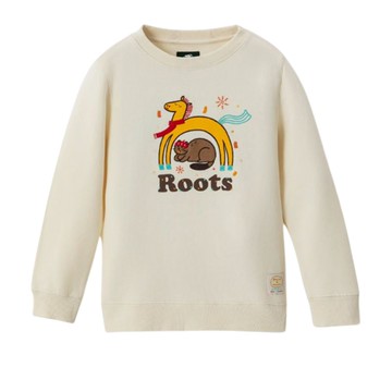 新年限定Roots 大童-YEAR OF THE HORSE CREW 圓領上衣