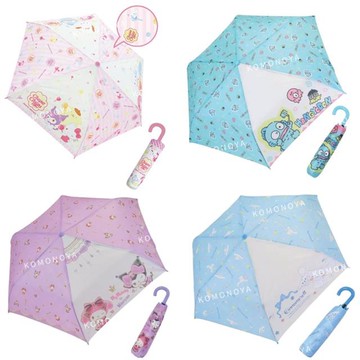 小禮堂 Sanrio 三麗鷗 拐杖摺疊傘 53cm (滿版款) 美樂蒂 酷洛米 大耳狗 人魚漢頓