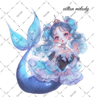 original sticker no.1540 人物貼紙 原創貼紙 女孩貼紙 原創人物貼紙