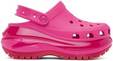 Crocs 粉色 Mega Crush 凉鞋