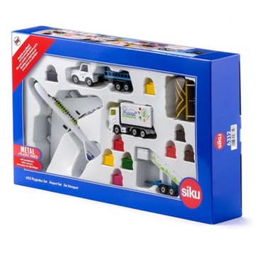 任選SIKU 機場套組 SU6312 德國小汽車