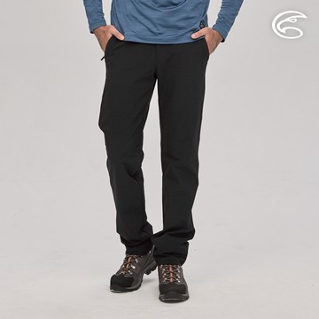 ADISI 男彈性撥水透氣快乾機能長褲AP2221028 (S-2XL) 正黑｜城市綠洲