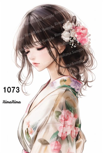 1073 原創貼紙 原創人物貼紙 貼紙 標籤 りまりま RimaRima