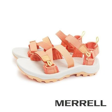 MERRELL(女)SPEED FUSION SPORT RMX厚底水陸兩棲 織帶涼鞋 女鞋-橘色