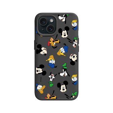 iPhone 15 SolidX 黑 - 迪士尼-米奇 Mickey - Sticker-米奇與他的朋友