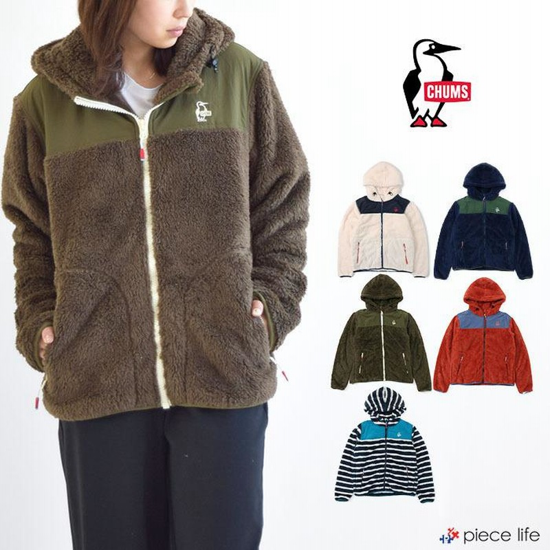 CHUMS チャムス フリース パーカー Elmo Fleece Full Zip Parka エルモ